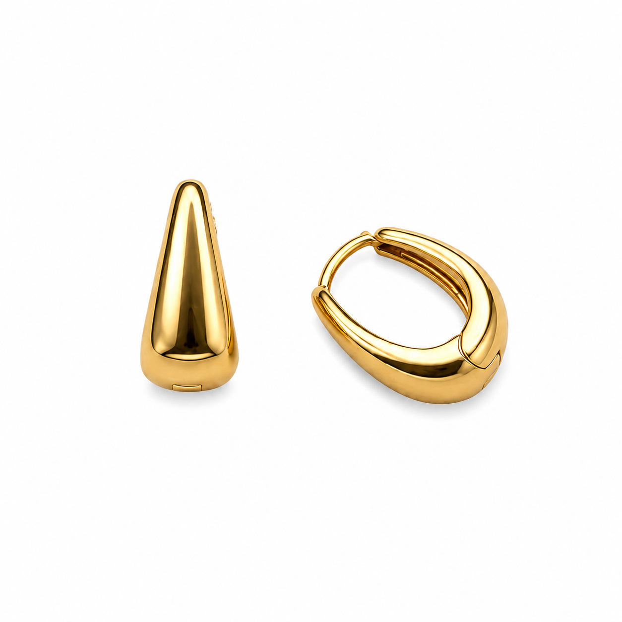 Argollas Luxe Gota Dorada