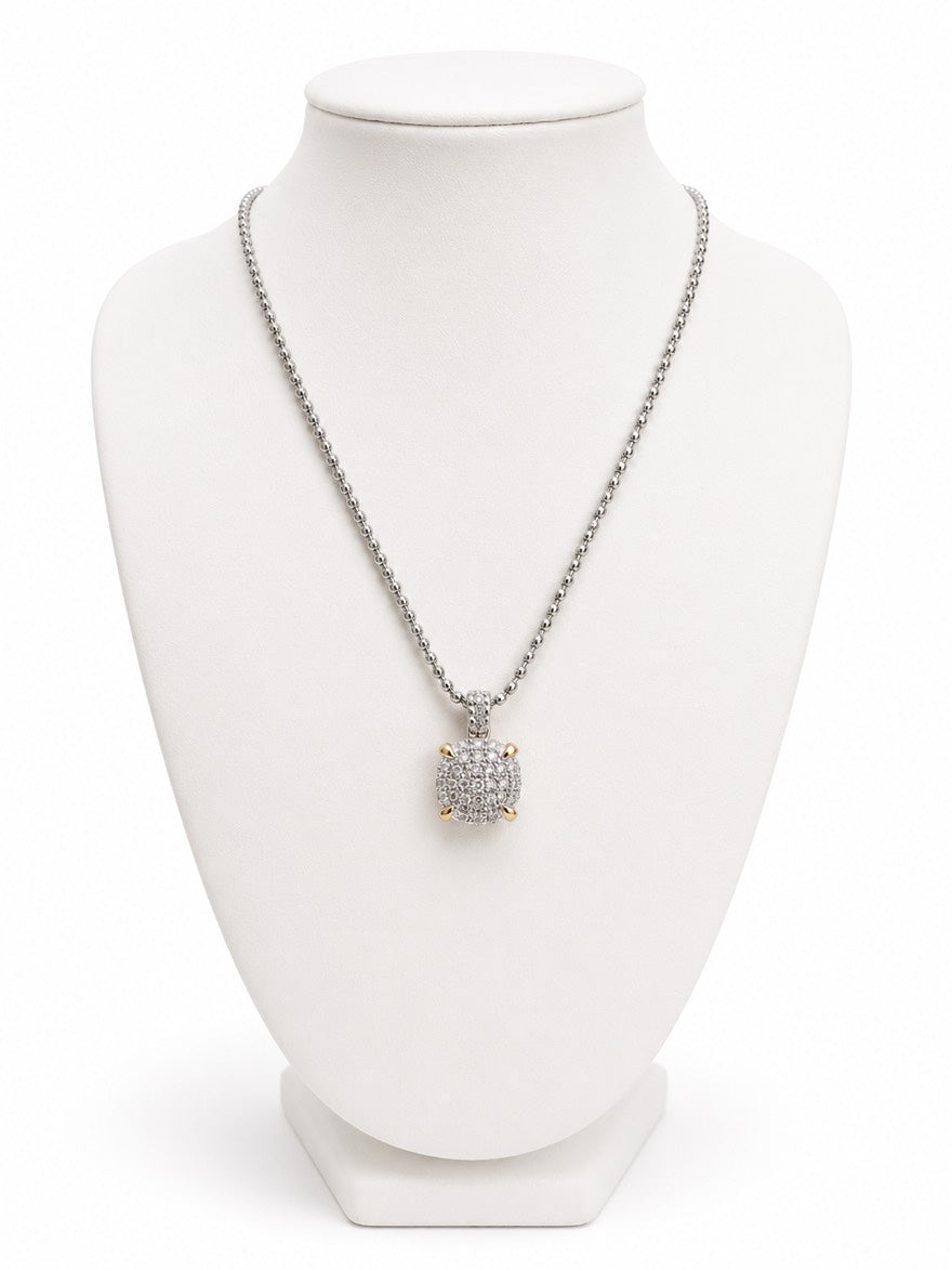 Collar Diamond Glow Silver