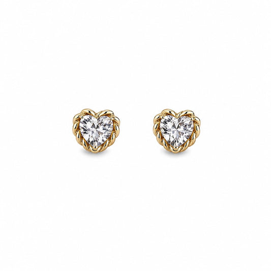 Aretes corazón mini