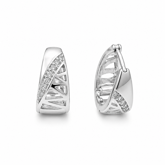 Argollas Silver Aurora