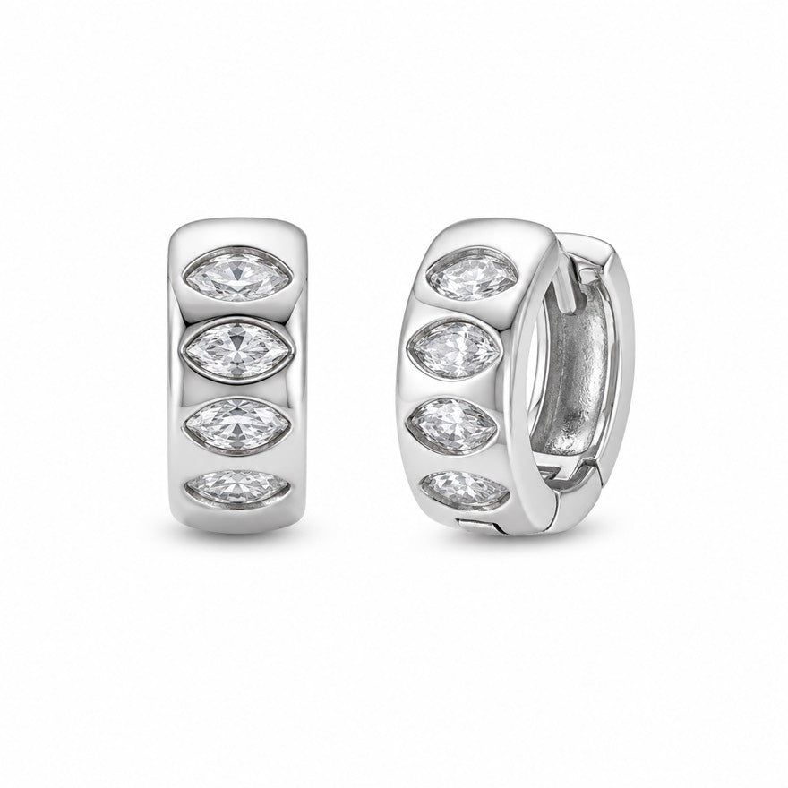 Argollas Silver Glam