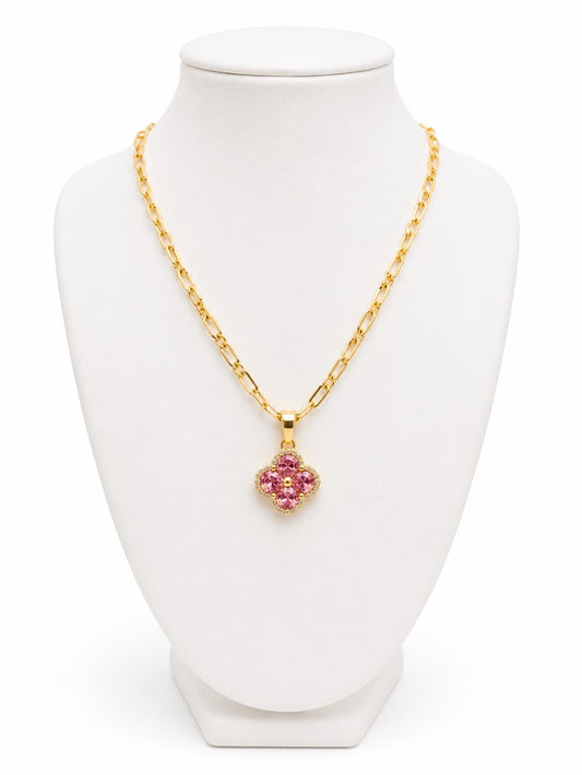 Cadena Pink Clover Shine