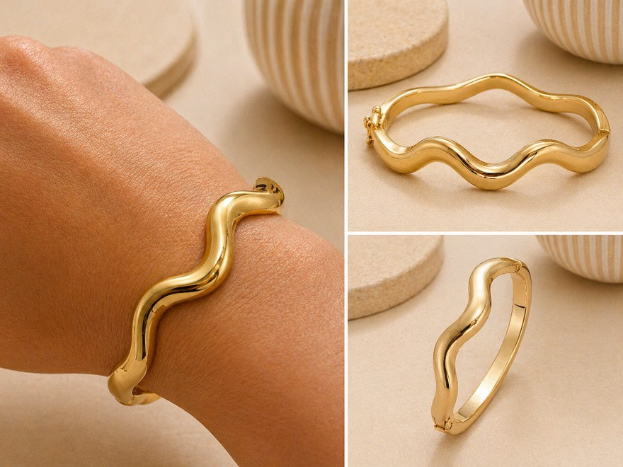 Pulsera Golden Wave